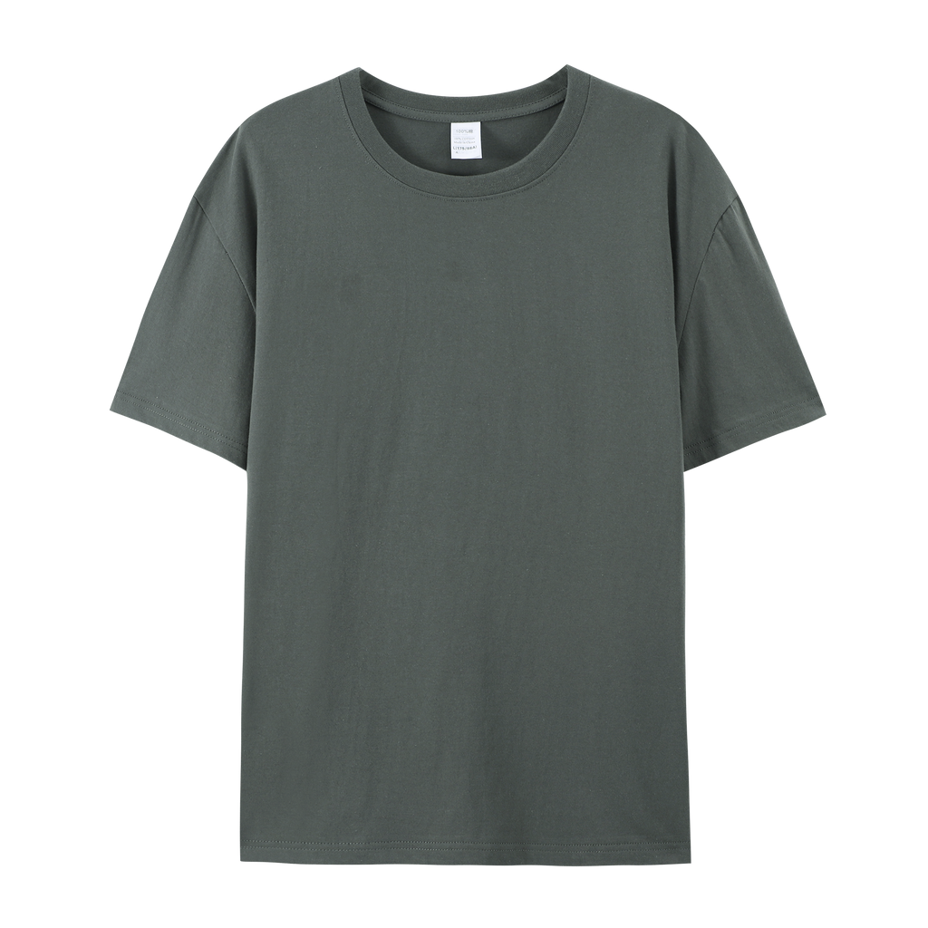 Men's Cotton T-shirt Streetwear New Style High Quality Embroidery logo Round Neck Wholesale Custom Puff Printing T-shirt