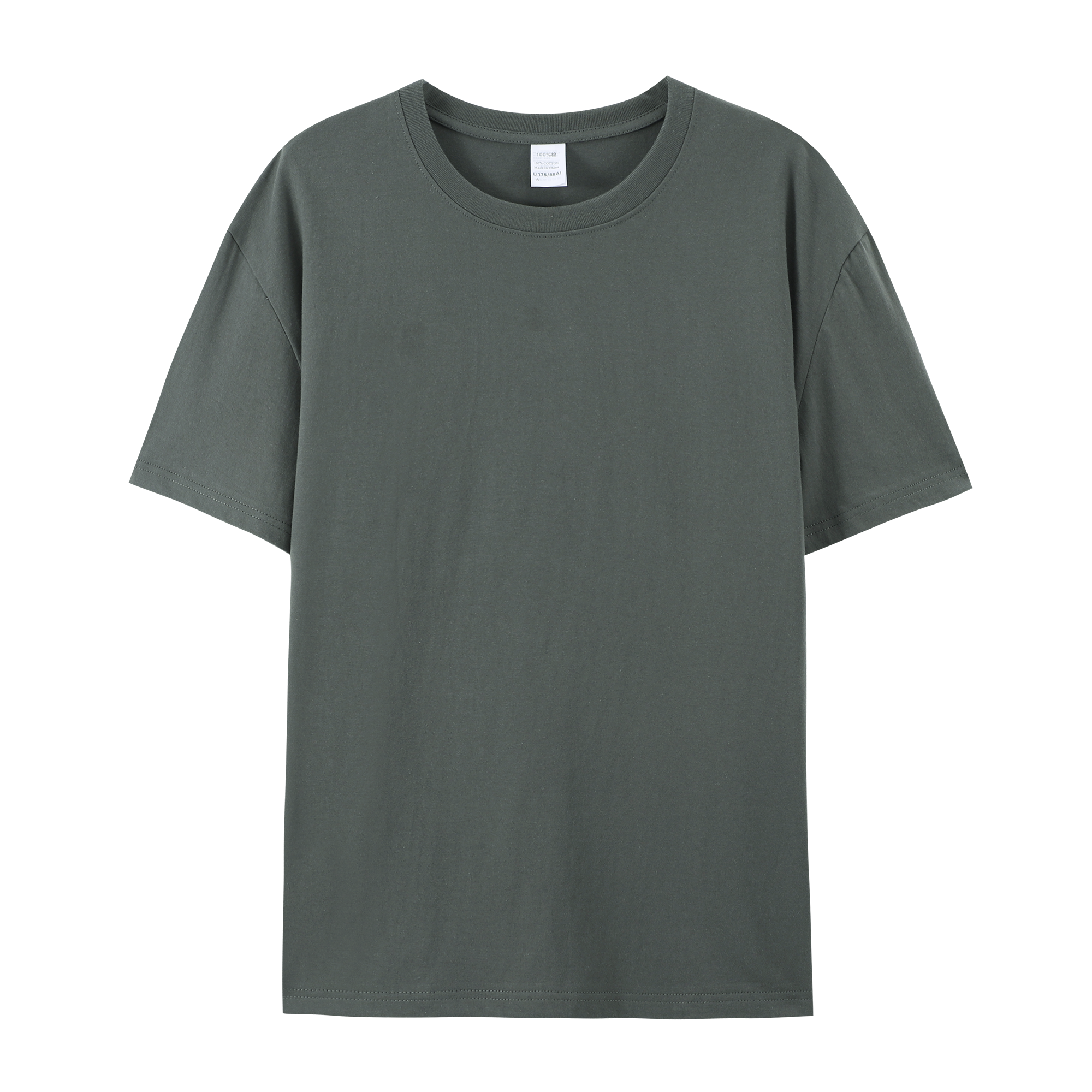 Men's Cotton T-shirt Streetwear New Style High Quality Embroidery logo Round Neck Wholesale Custom Puff Printing T-shirt