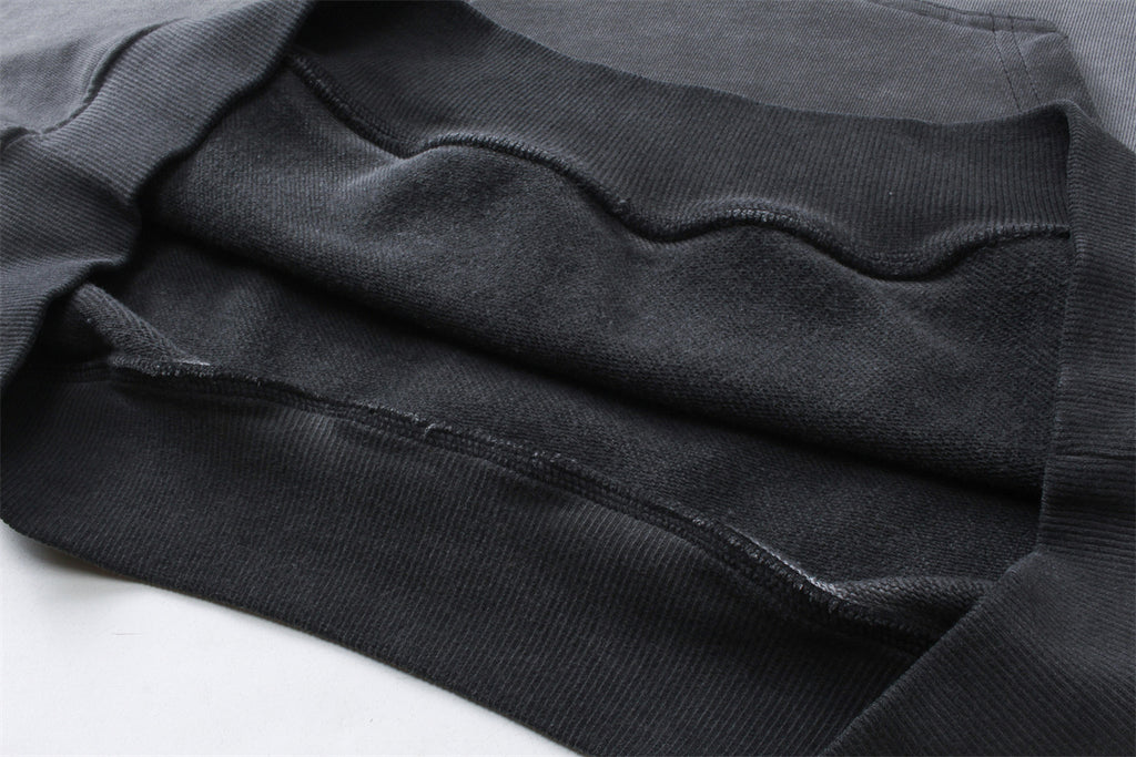 100% Cotton High Quality Drop Shoulder Blank Custom Vintage Acid Wash Heavy Weight Pullover Hoodies and Sweatshirts