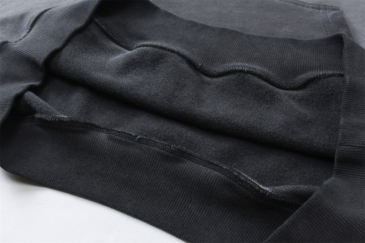 100% Cotton High Quality Drop Shoulder Blank Custom Vintage Acid Wash Heavy Weight Pullover Hoodies and Sweatshirts