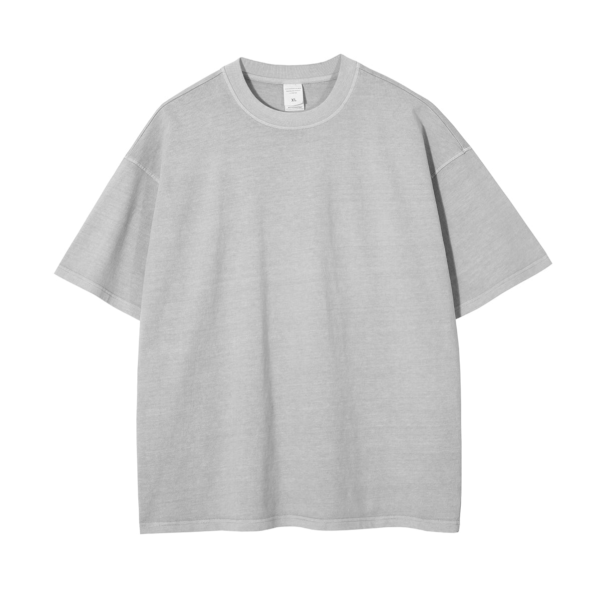 Customized Mens t Shirts Retro Washed Distressed Short Sleeved T Shirt Loose Fitting Pure Cotton Trendy Brand T Shirt Style