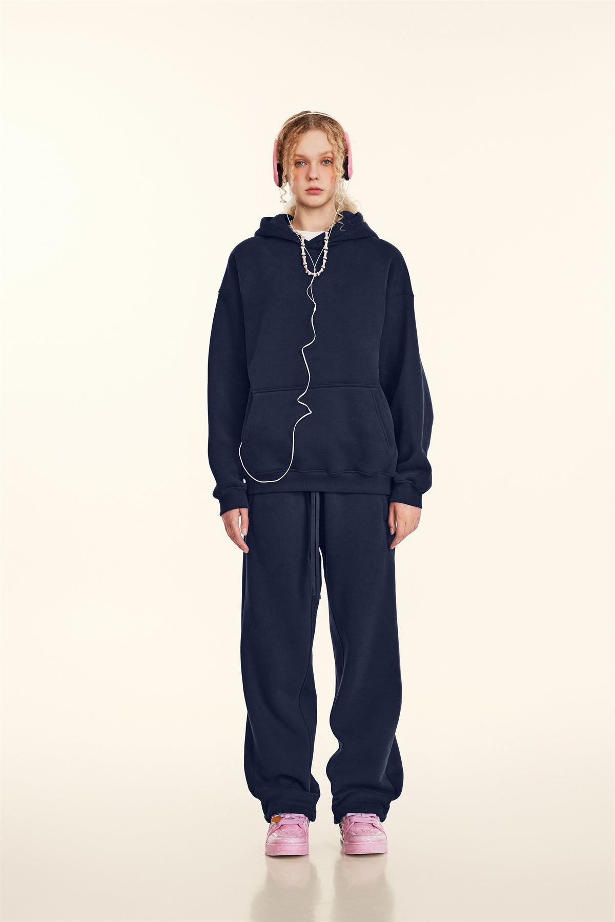 Wholesale Customized Loose Fleece Pullover Hoodie Customize Fashion Your Own Exclusive Design Plain Oversized Pullover Hoodie