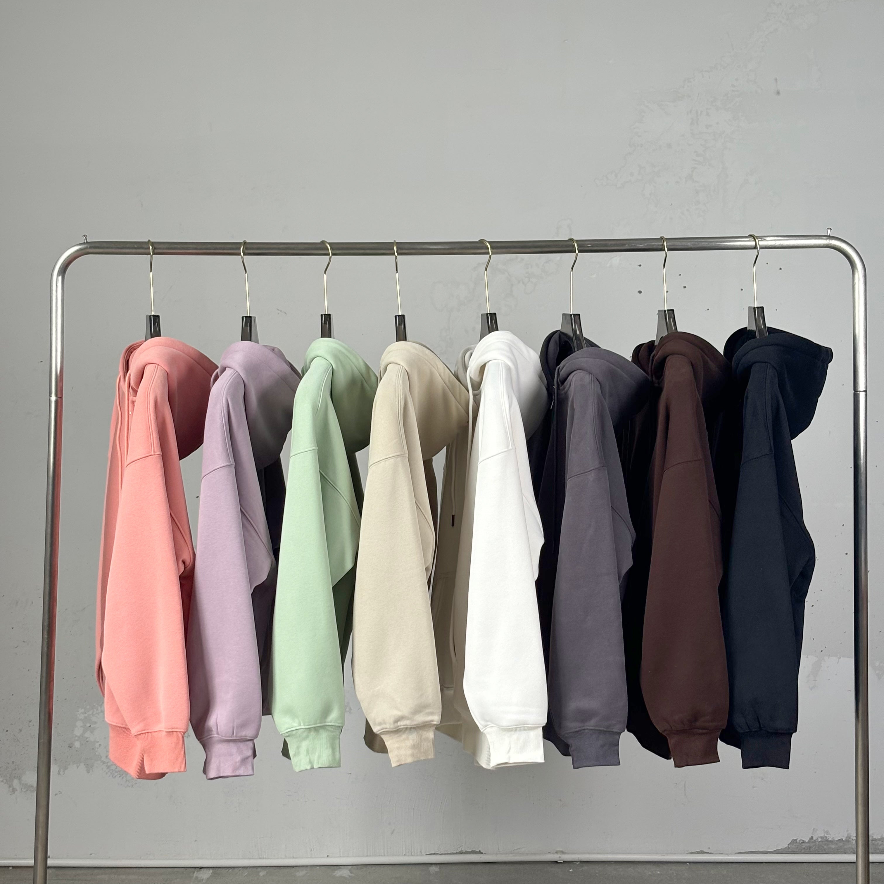 High Quality Distressed Zip up Fleece Hoodies and Sweatshirts Blank Pullover Manufacturer Hoodies