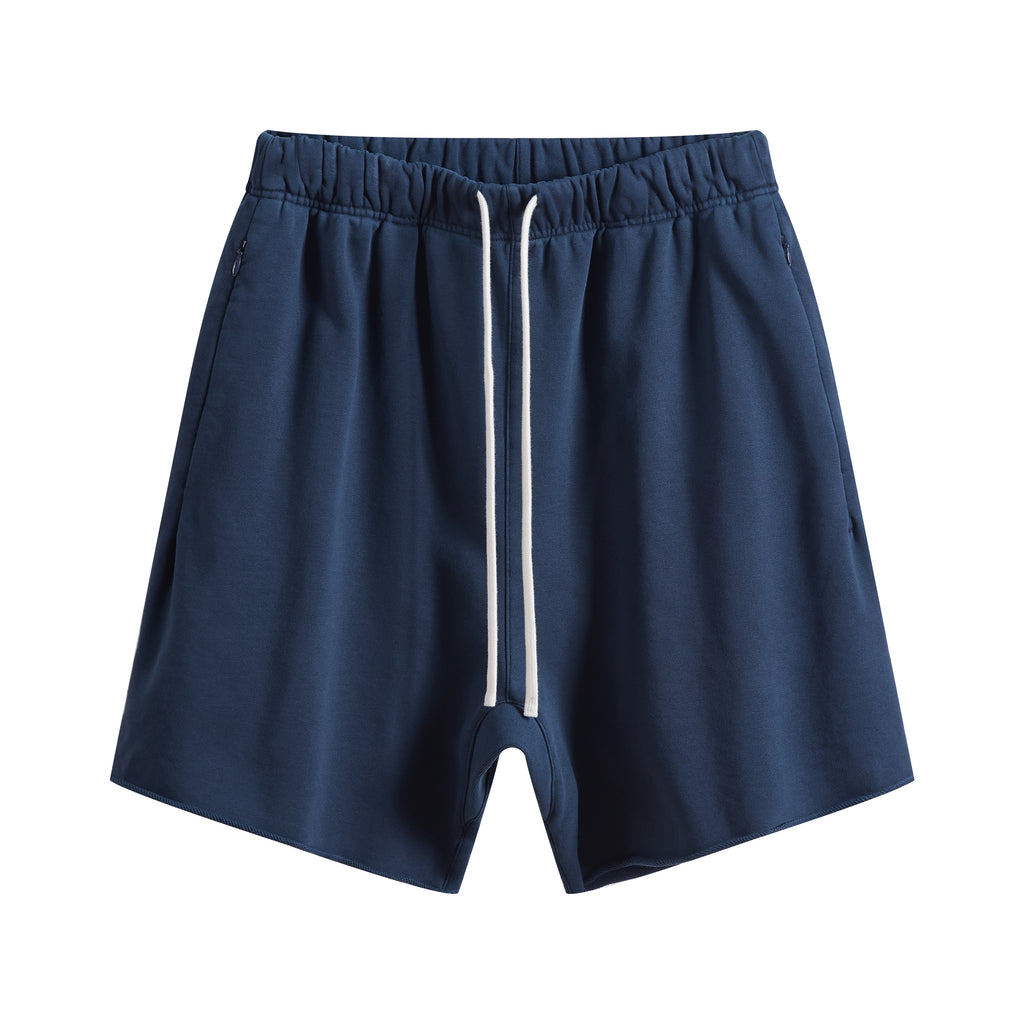 High Quality Custom logo Shorts Streetwear Distressed Embroidery 2026 Summer Loose Fashion Acid Wash Plain Shorts for Men