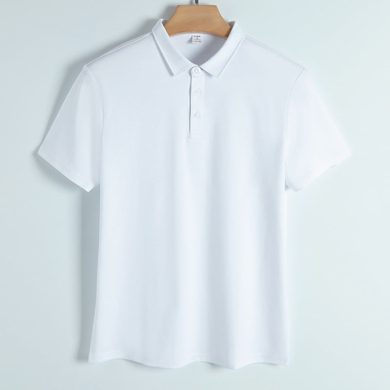 Custom Multiple Processes to Choose From 8 Color Polyester Cotton Lustrous Cotton Polo Shirt Short Sleeved Men's Polo Shirt