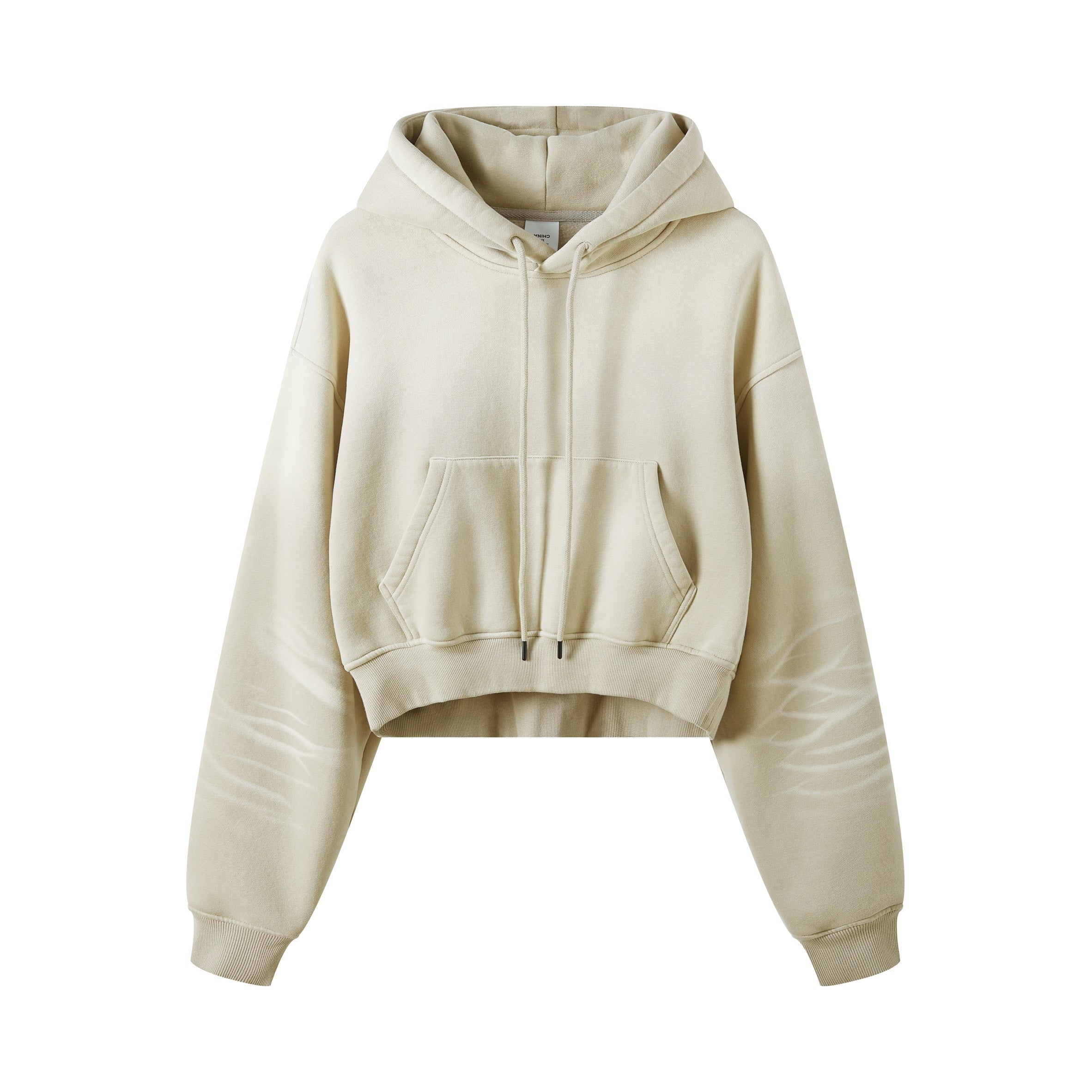 Wholesale Pullover Cropped Fashion Heavyweight Custom Embroidered Blank Acid Wash Streetwear Vintage Hoodie Manufacturers