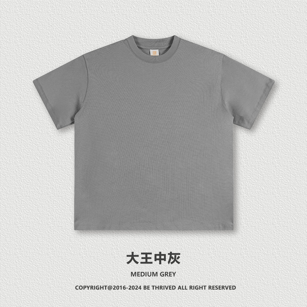 Customized t Shirts Heavyweight Distressed Embroidery 100 Cotton Short Sleeve Fashion High Quality t Shirt for Men