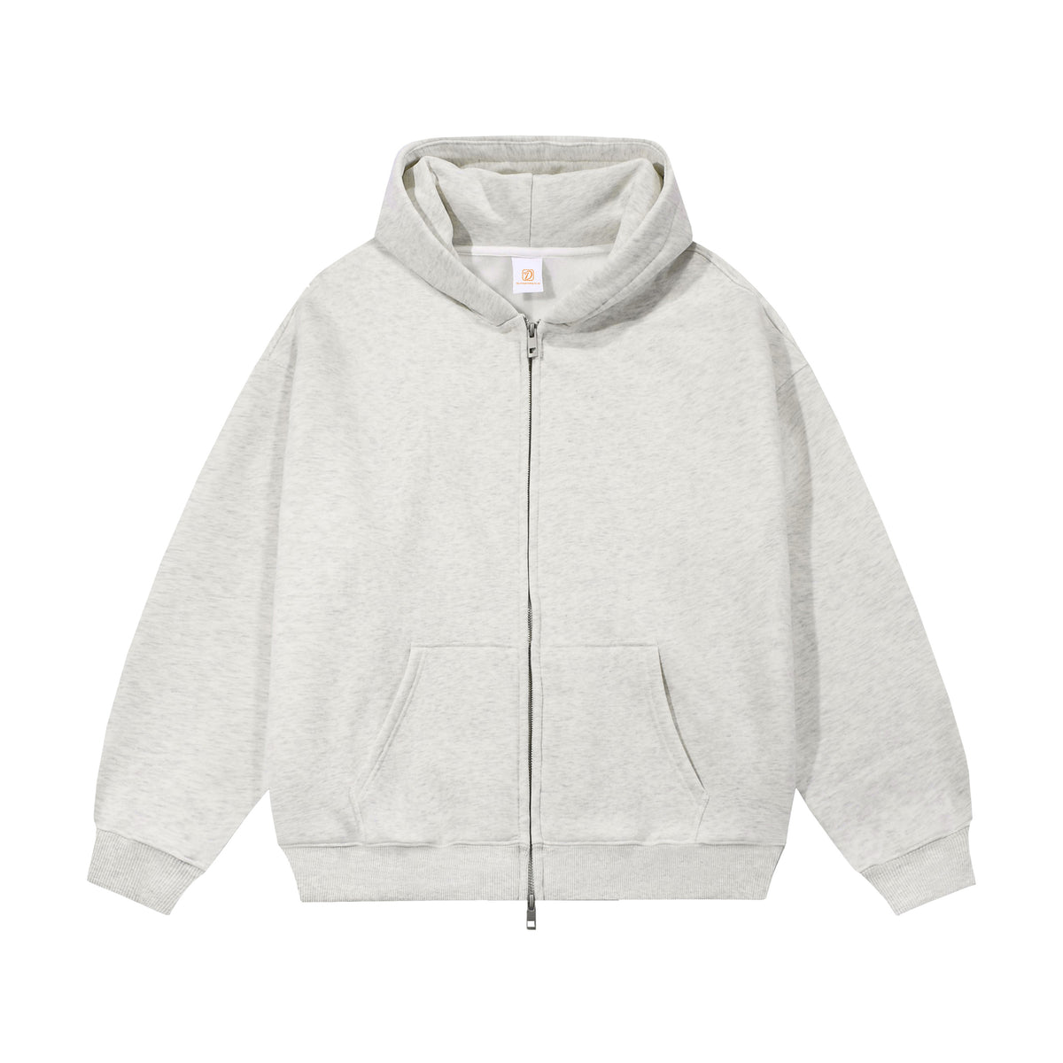 Unisex High Quality Streetwear the Pullover with a Fleece Lining and Double Oversized Headed Zipper Is Available in Samples