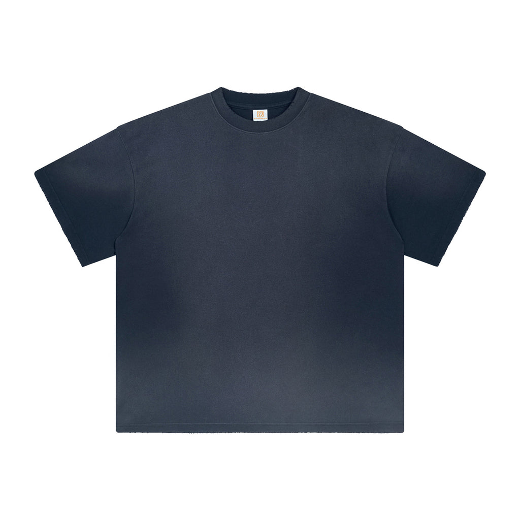 Vintage Custom Acid Wash Tshirts High Quality 100% Cotton 2026 Fashion Summer New Design Round Neck Embroidery Plain t Shirt