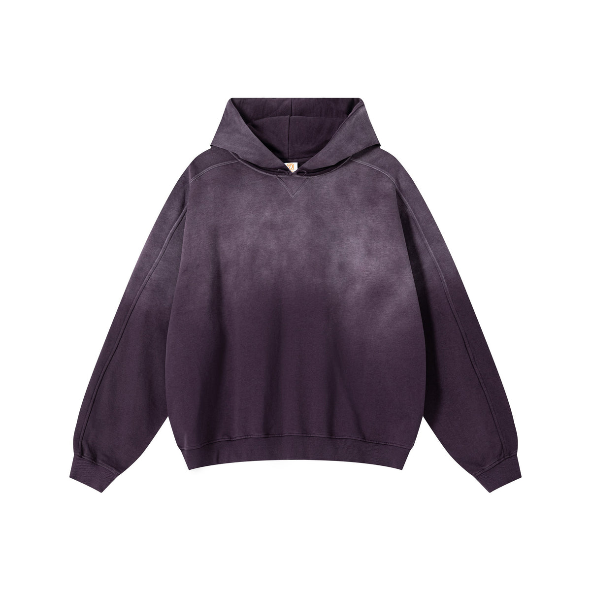 Plain Loose Fitting Cotton Casual Brand Hoodie Vintage shaped Hoodie with Dropped Shoulders Water Washed Gradient Hoodie Unisex