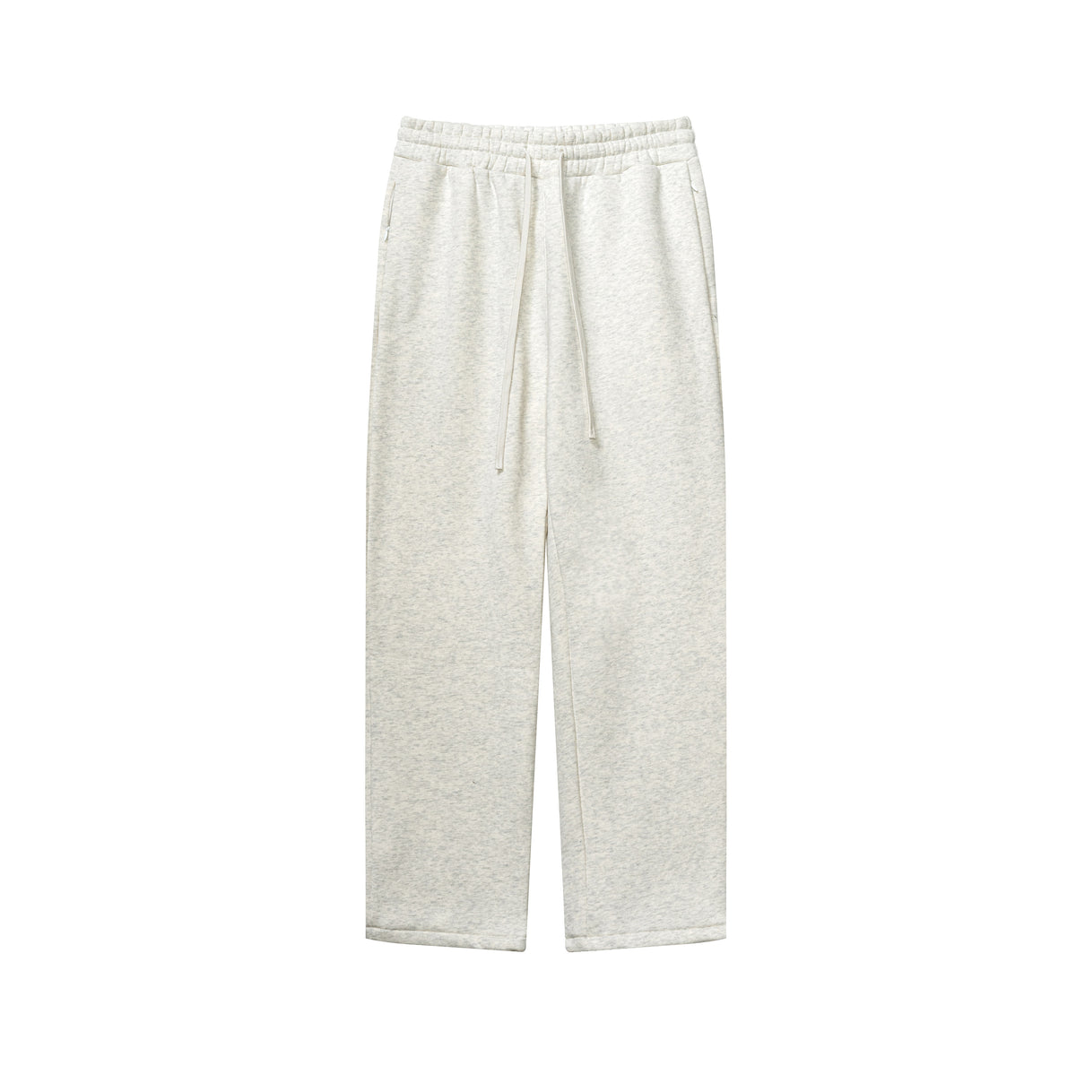 Manufacturer Sweatpants From a Trendy Brand Invisible Zipper Straight Fleece Pants Men Sweatpants High Quality Winter Style