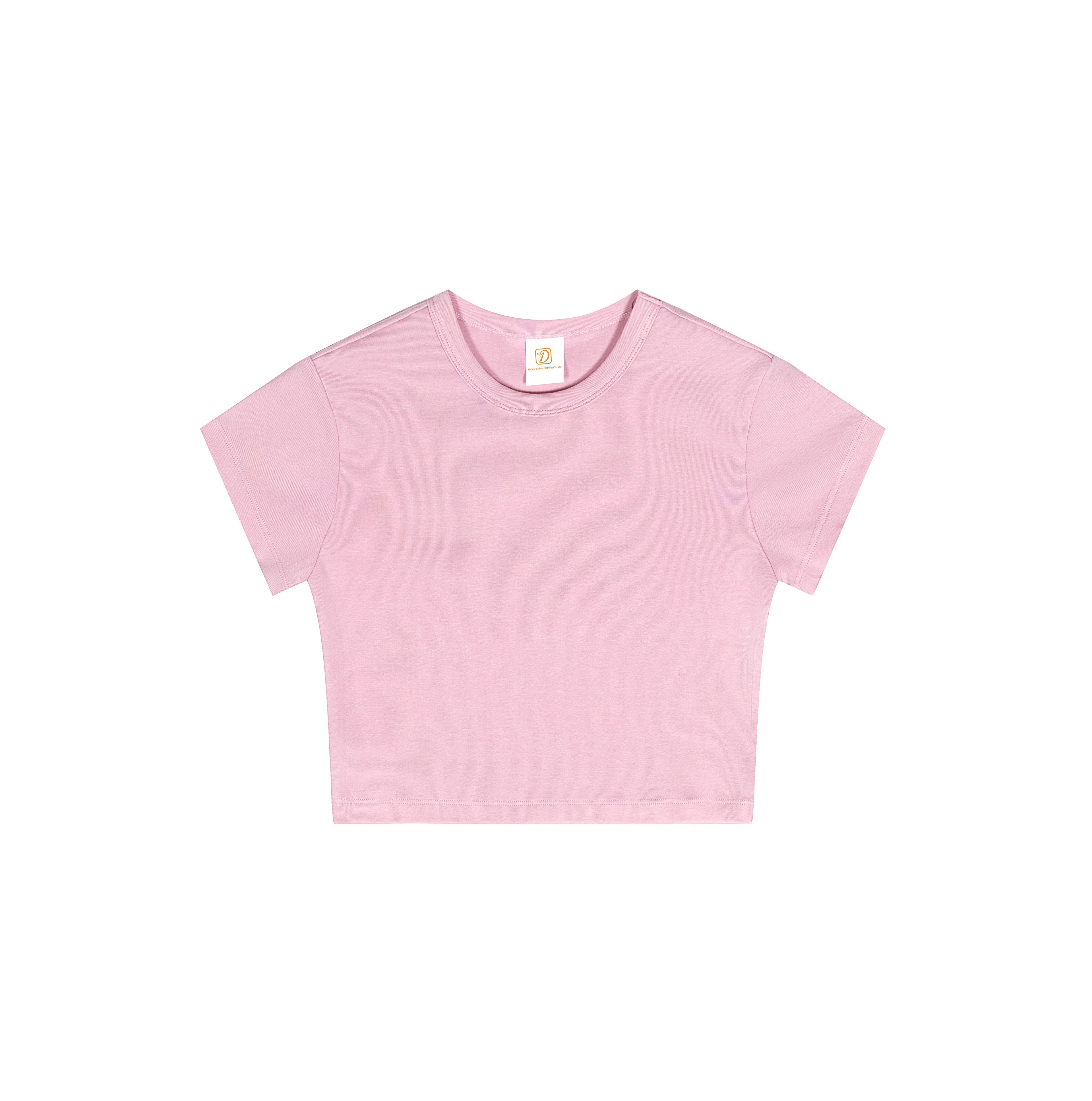 Heavy Cotton Tshirt Crop Top Custom Acid Washe Short Style Round Neck Plain t Shirt High Quality Streetwear Girls t Shirts