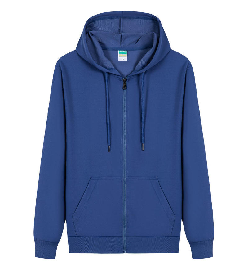 Oem Brand You Can Choose the Preferred Patterns and Craftsmanship for Customization 9 Color Thin Style Zipper Sweatshirt