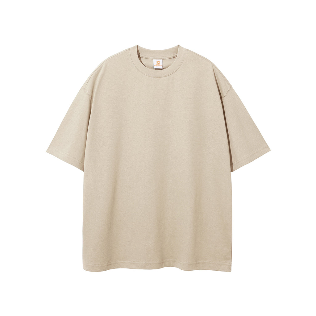 Custom Tshirts logo Blanks Drop Shoulder Short Sleeve Loose Heavyweight Streetwear t Shirt for Men High Quality