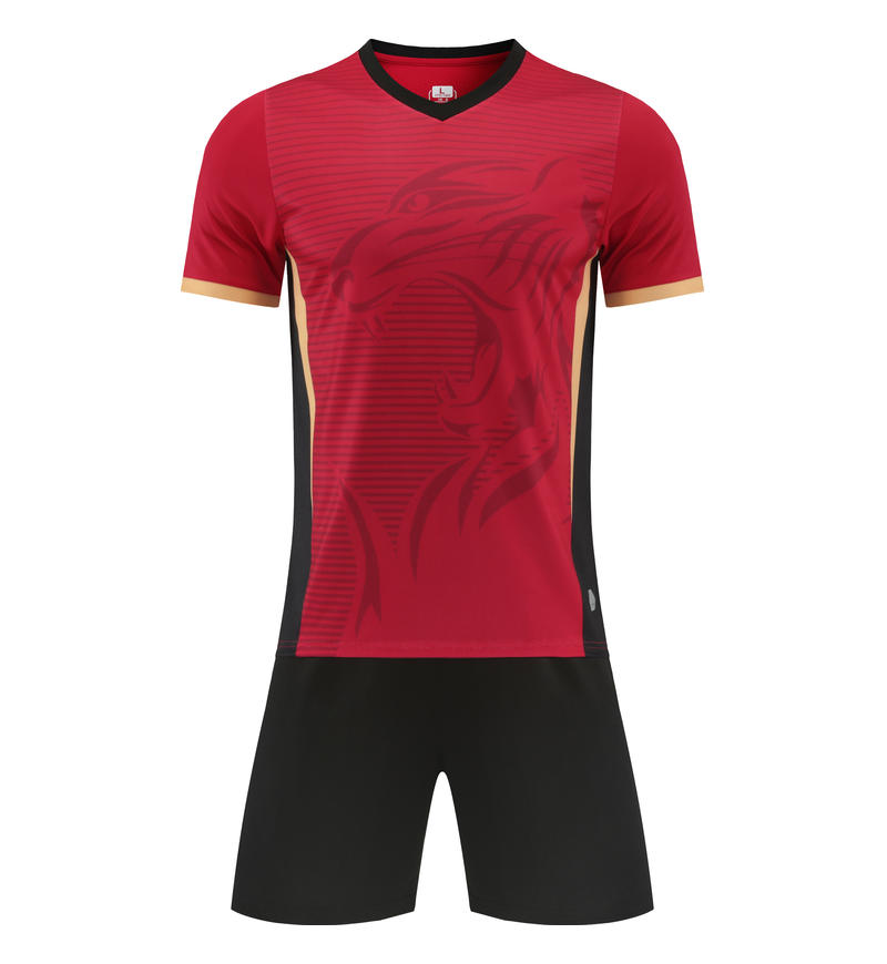Wholesale Customize 6 Color Quick Drying Football Uniform Set Multiple Processes to Choose From Summer Version Fashion Suit