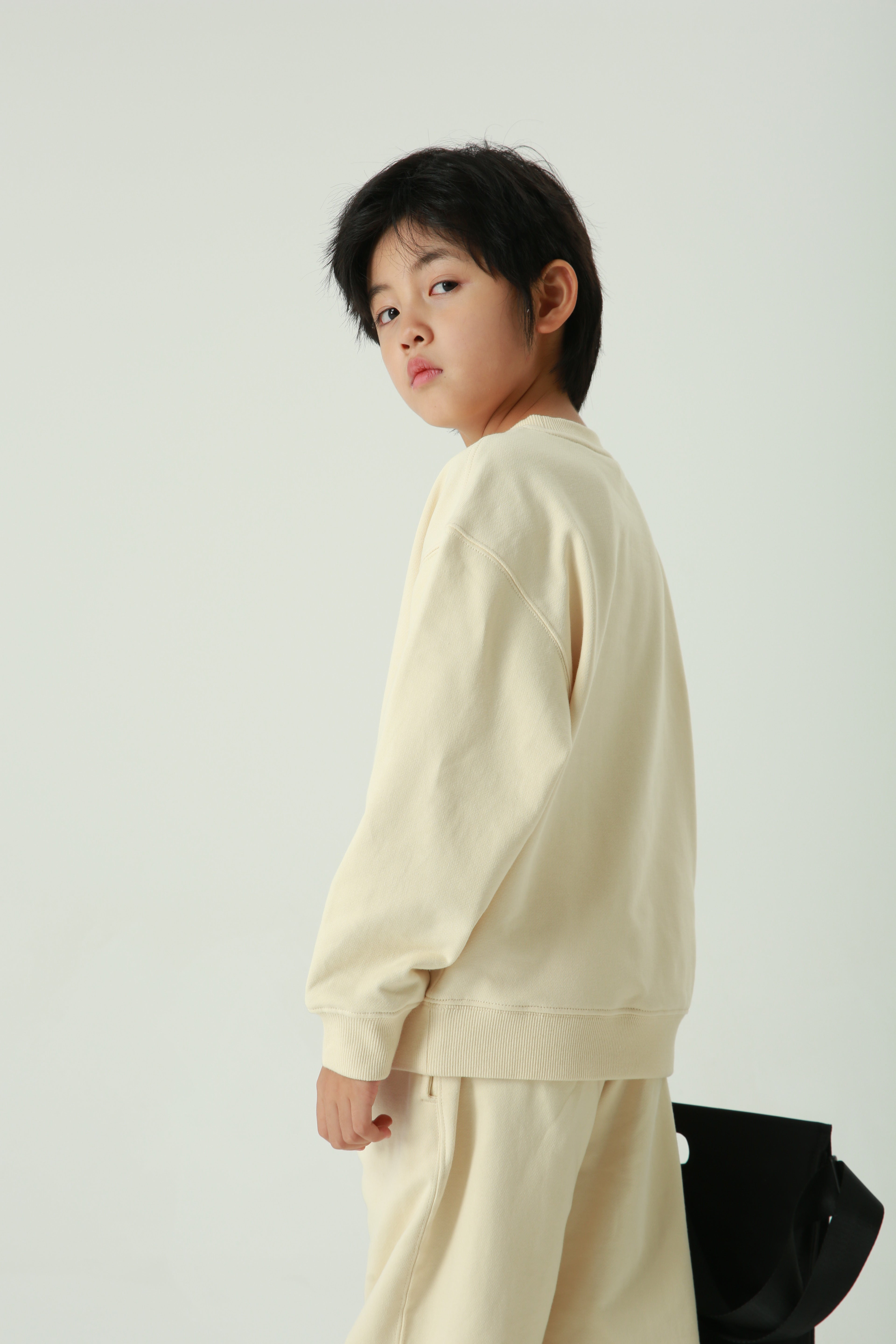 Manufacturer Hoodies Children's Heavyweight High Quality 100% Cotton Thick Blank Custom Terry Crewneck Streetwear Hoodies Kids