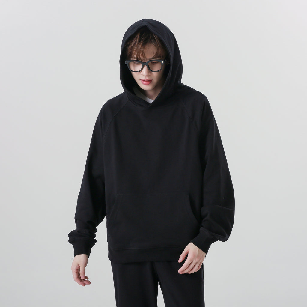 Heavyweight 100% Cotton Blank Raglan Sleeve Streetwear High Quality Distressed Embroidery Custom logo Fashion Wholesale Hoodies