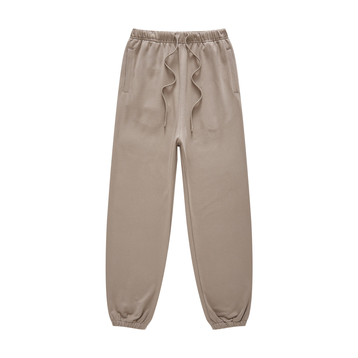 450 Gsm Sweatpants for Men 2024 Belted Trousers Heavyweight Trousers Plain Sweatpants 100 Cotton Blanc Personalized Design
