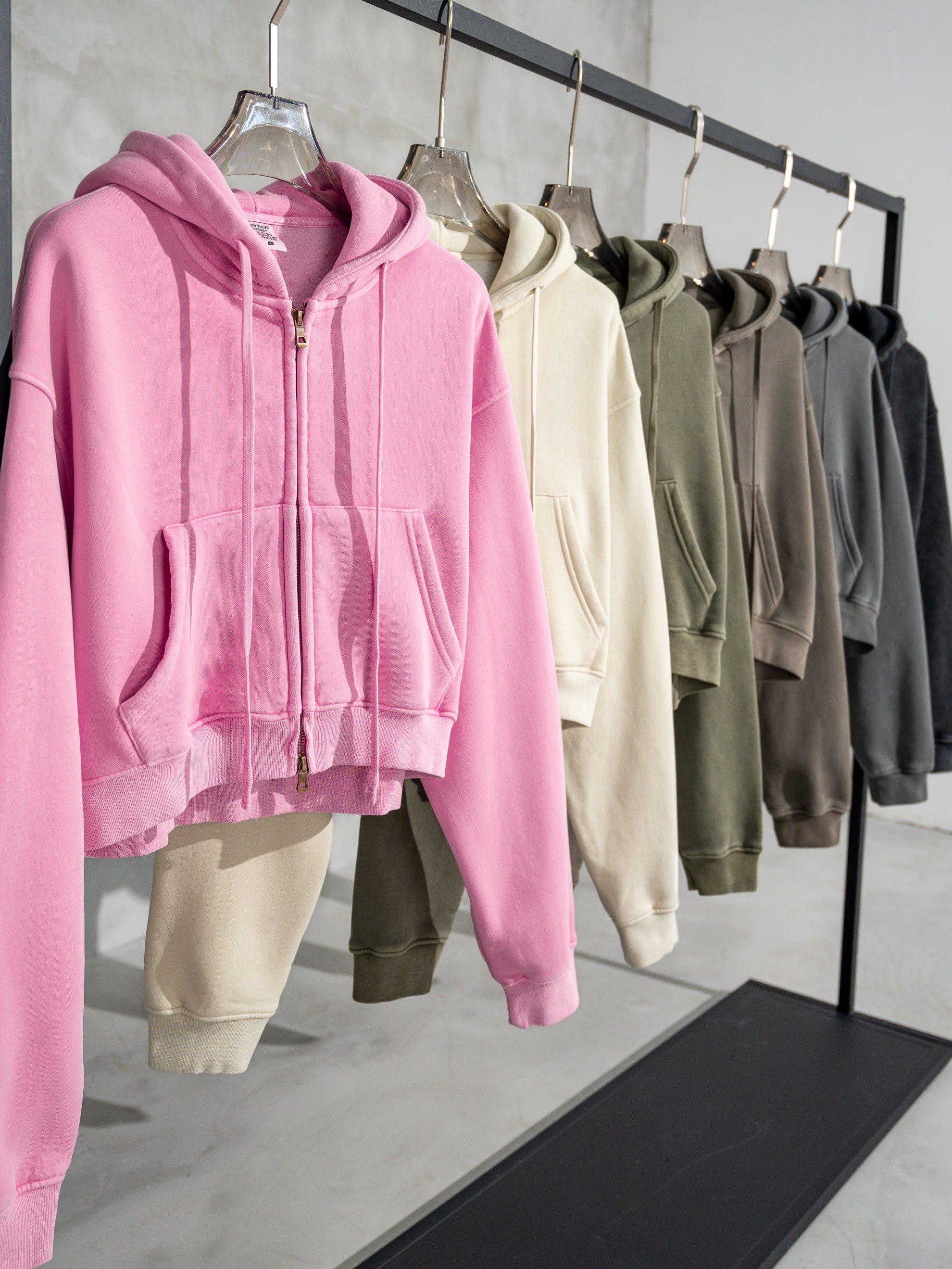 Manufacturer Hoodies Cropped High Quality Heavyweight Pullover Washed Short Sublimation Thick Print Vintage Fashion Hoodies