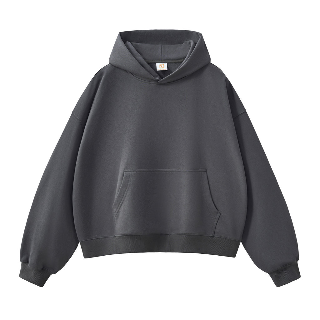 Hot Selling Boxy Heavyweight Short Style Streetwear Blank Custom Terry Unisex High Quality Wholesale Hoodies