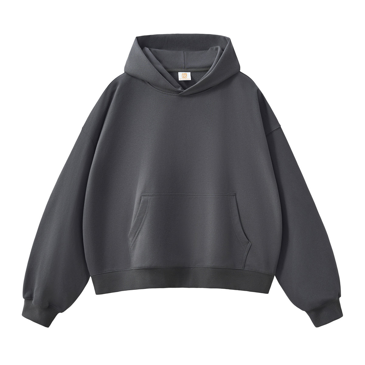 Customized Fashion Hoodies From a Trendy Brand Boxy Style Short Sleeve Fleece Hoodie with 420G Thick Fleece and a Hooded Design