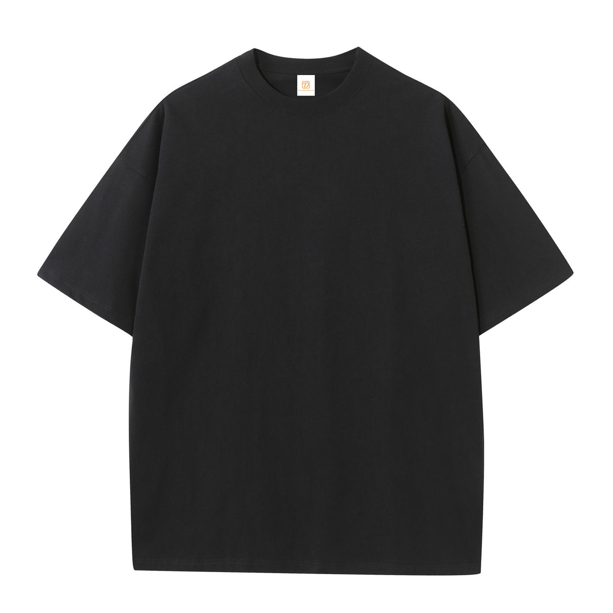 Customized Blanks t Shirts Loose Dropped Shoulder Oversized Short Sleeved Shirt the Neckline Is 3 cm Wider Than the Usual One