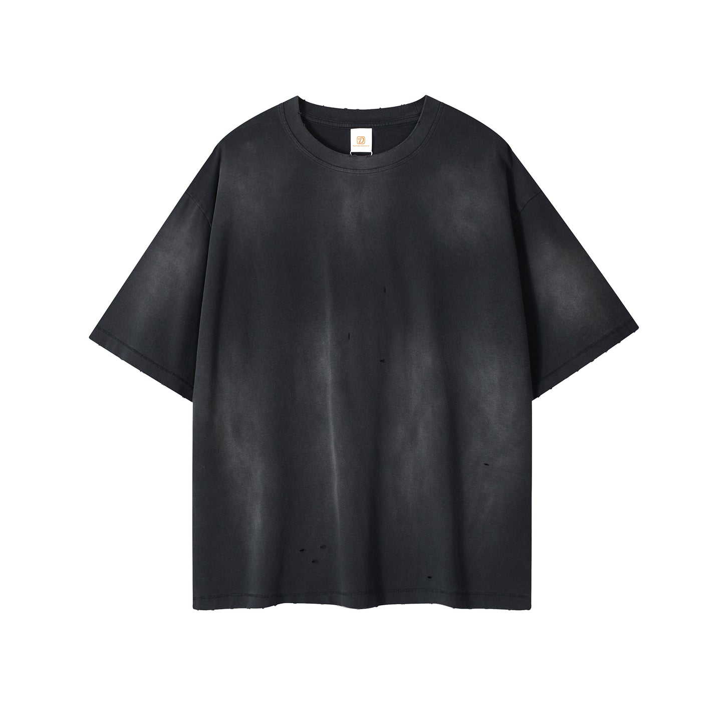 100% Cotton Custom New Design Short Sleeve Puff Printing High Quality Washed Streetwear O-neck Blank Personalized T-shirt