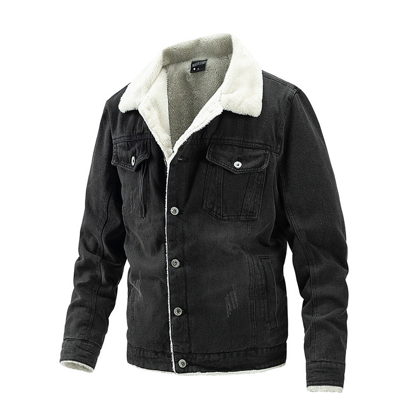 Wholesale Three Color Men's Jacket with Added Insulation for Warmth a Cozy Coat Trendy Men's Fashion Apparel American Style