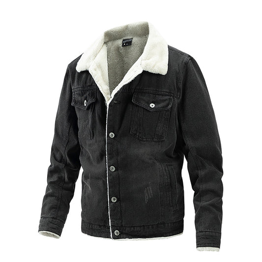 Wholesale Three Color Men's Jacket with Added Insulation for Warmth a Cozy Coat Trendy Men's Fashion Apparel American Style