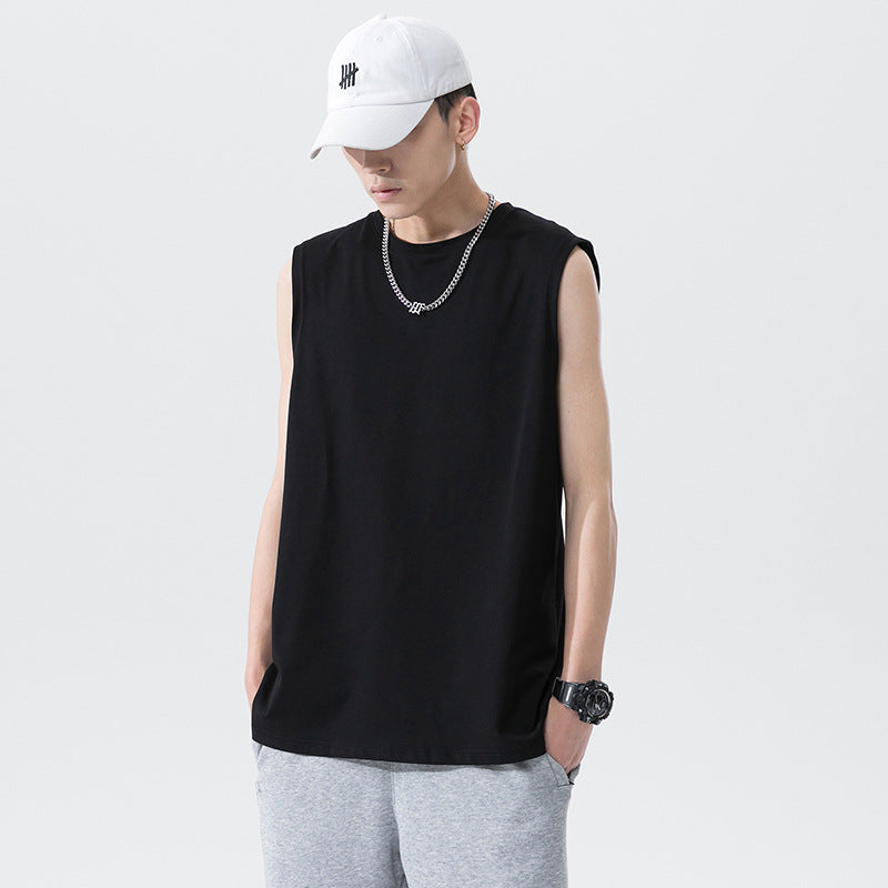 Customized t Shirts 6 Color Pure Cotton tank Top Plain Tshirts for Printing 100 Cotton Blanc American Style High Quality