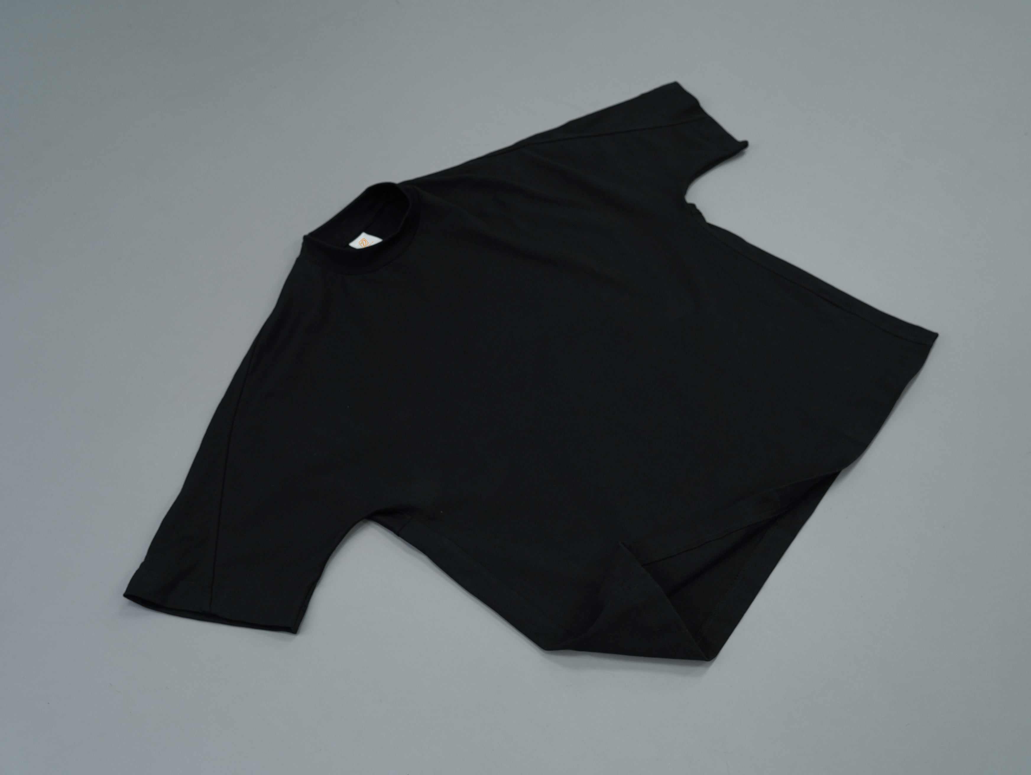 Custom t Shirt Streetwear Boxy High Quality Blank Round Neck Patchwork 100% Cotton Embroidery Heavyweight Men's T-shirts