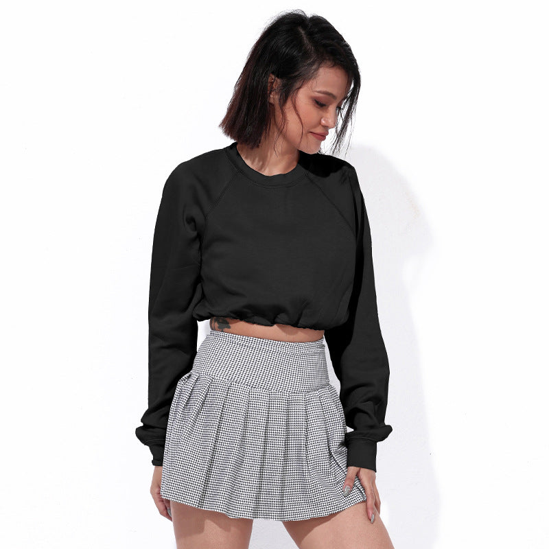 Custom Plain Sweatshirts for Printing Five Color Drawstring Slanting Shoulder Cutting Low Cut Hoodie High Quality Casual Style