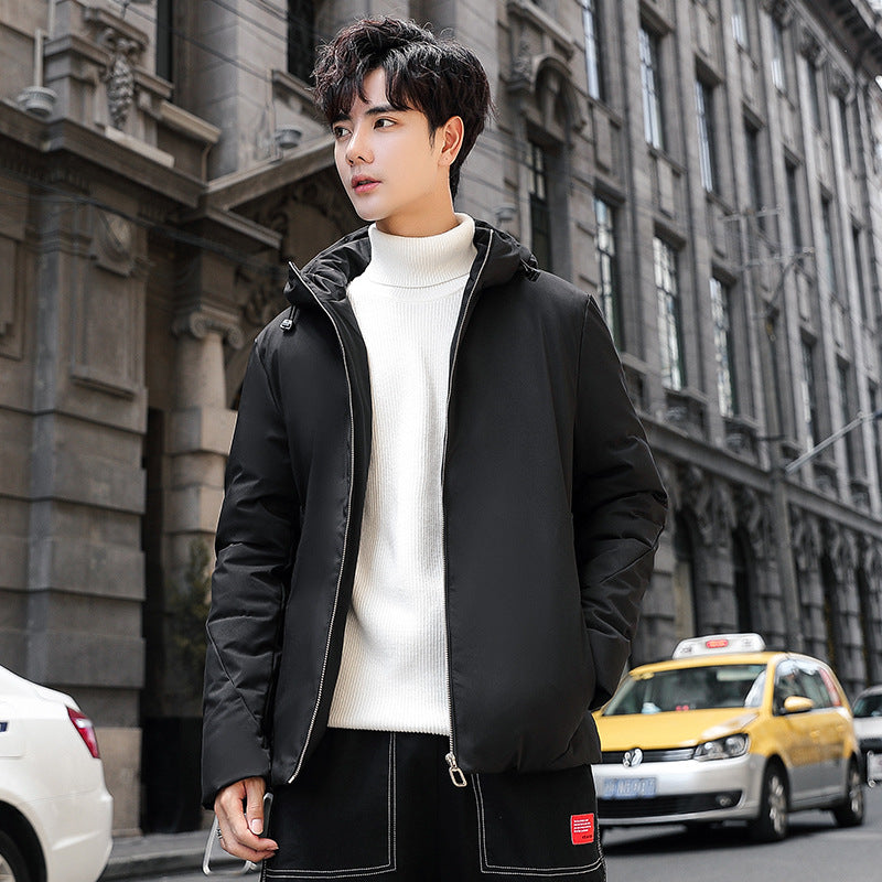 Fall and Winter Style Full Zipper Plaid Stand up Collar Jacket Men's American High Street Long Sleeved Loose Fitting Coat