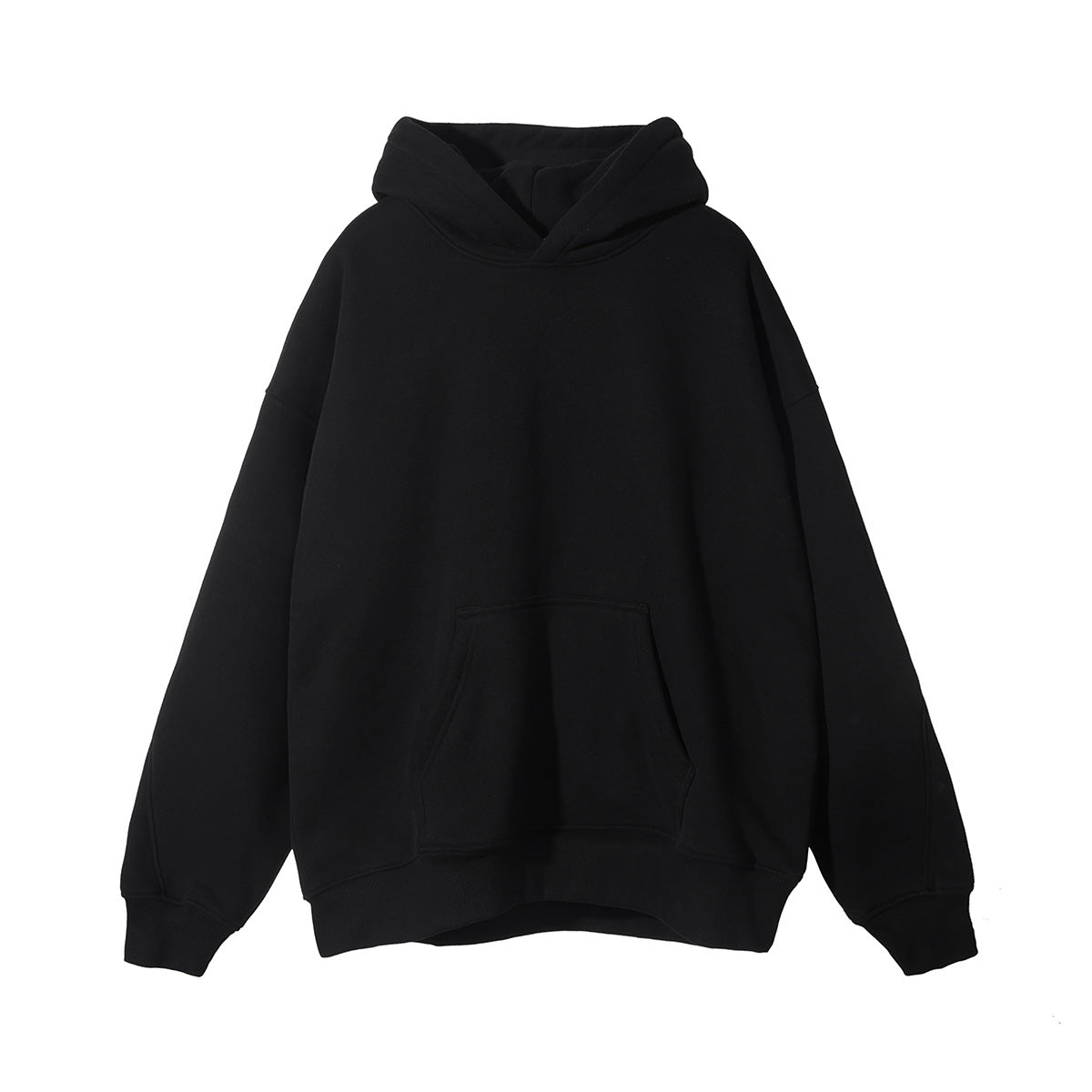 Customized LOGO Patchwork Hooded Sweatshirt with Drawstring Plain Hooded for Printing High Quality American Vintage Style