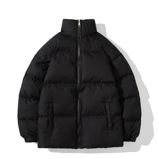 8 Color Solid Color Large Size Casual Coat with Thick Collar and Thick 100% Polyester/cotton Jacket for Men American Style