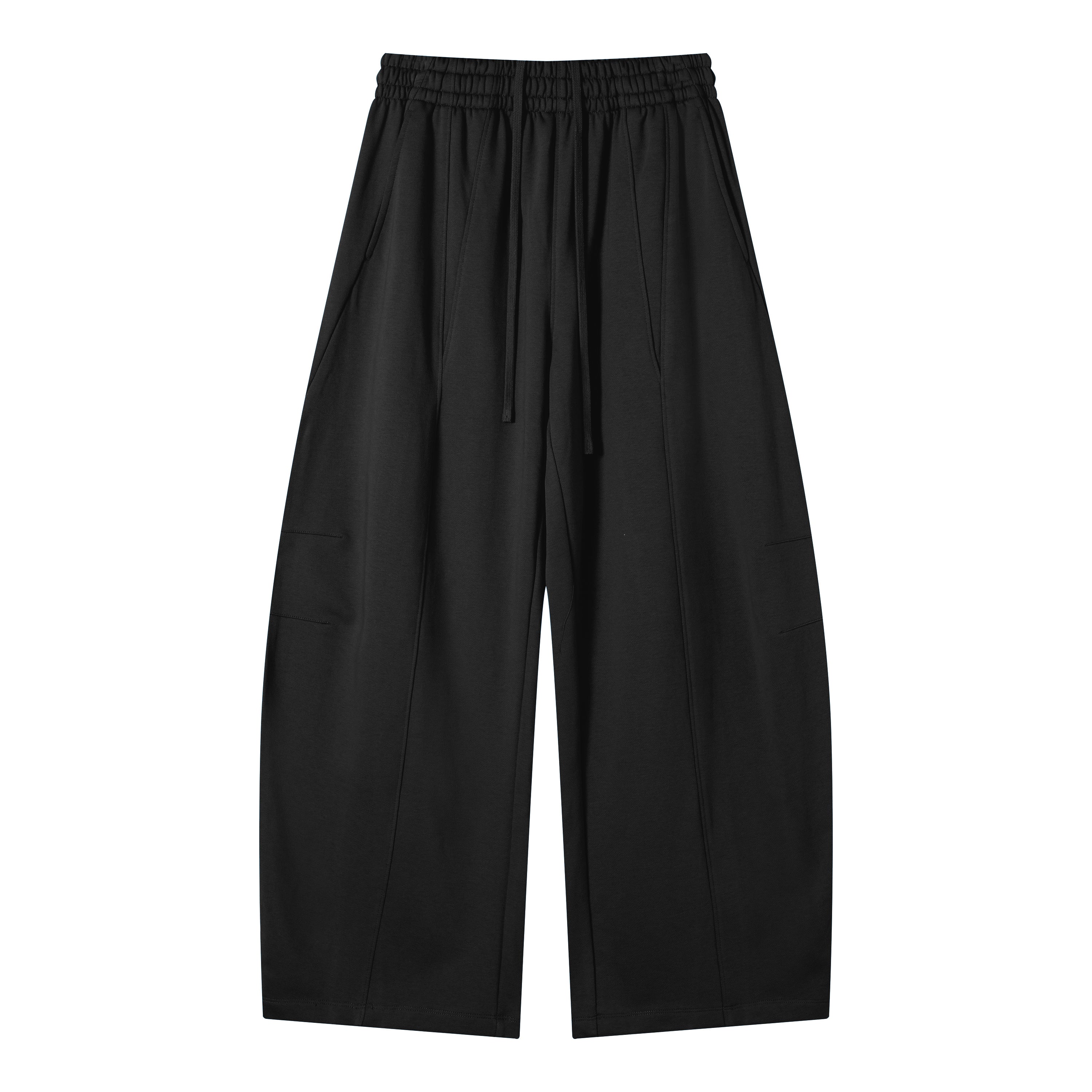 Men's Sweatpants New Design Polyester/Cotton Loose High Quality Streetwear Patchwork Fashion Pure Color Plain Sweatpants
