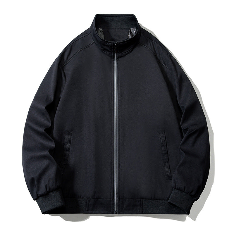 3 Color Men's Short Style Workwear Jacket with a Stand up Collar Customize Your Own Exclusive Design High Quality Jacket