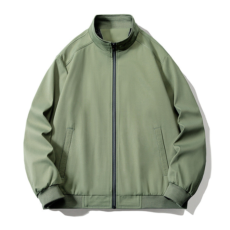 3 Color Men's Short Style Workwear Jacket with a Stand up Collar Customize Your Own Exclusive Design High Quality Jacket