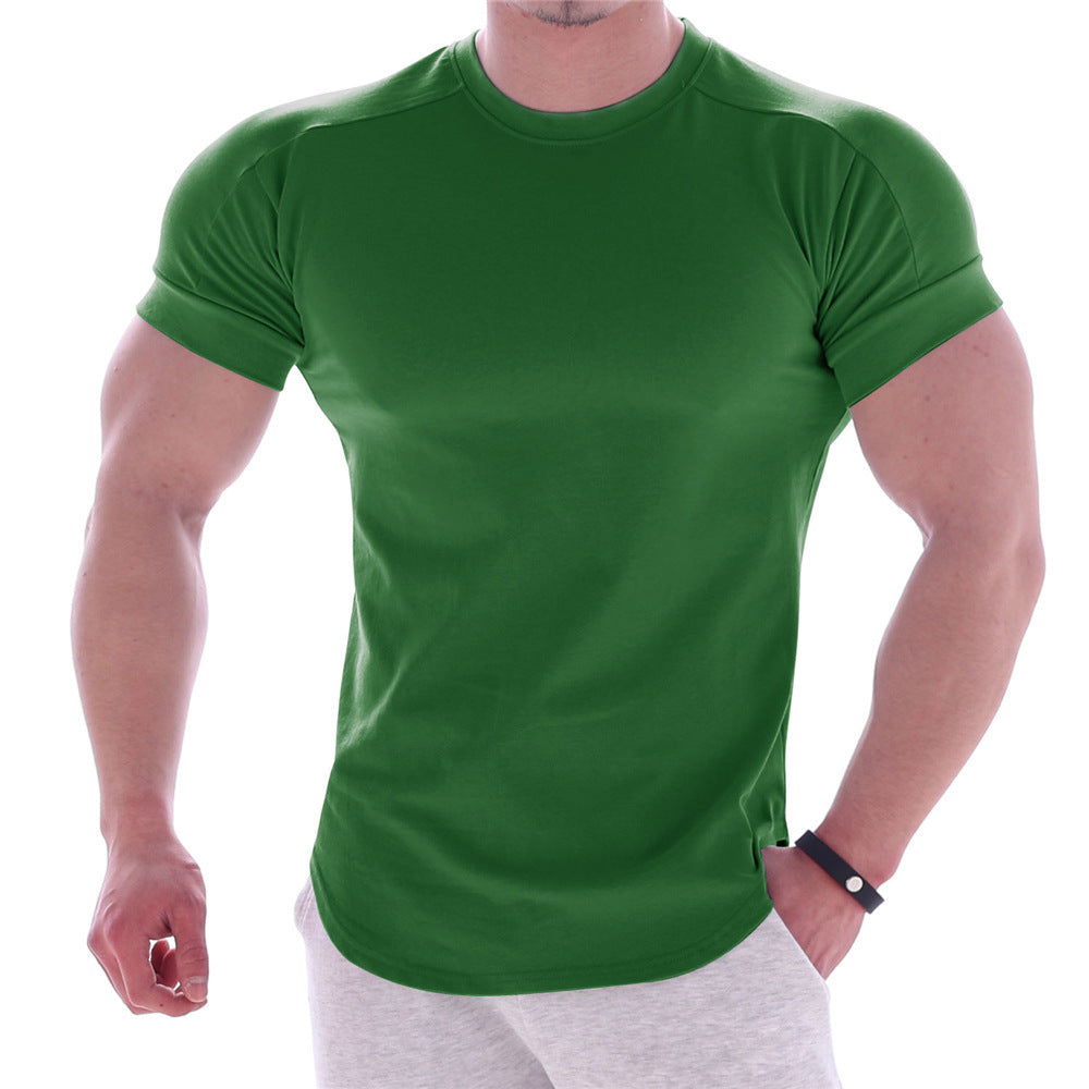 Men's Polyester T-shirts Customized Plain Sport High Quality Blank Pure Color Personalized Dtf Transfers for t Shirts Men's