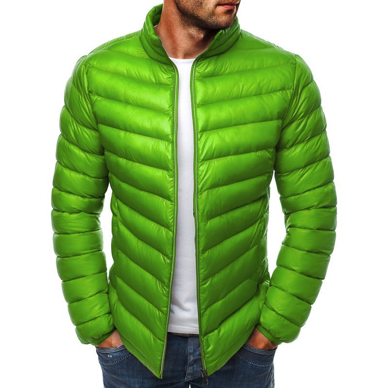 Wholesale Fall and Winter Style 7 Color Solid Colored Crew Neck Cotton Coat Jacket High Quality Plain Design Unisex Jacket