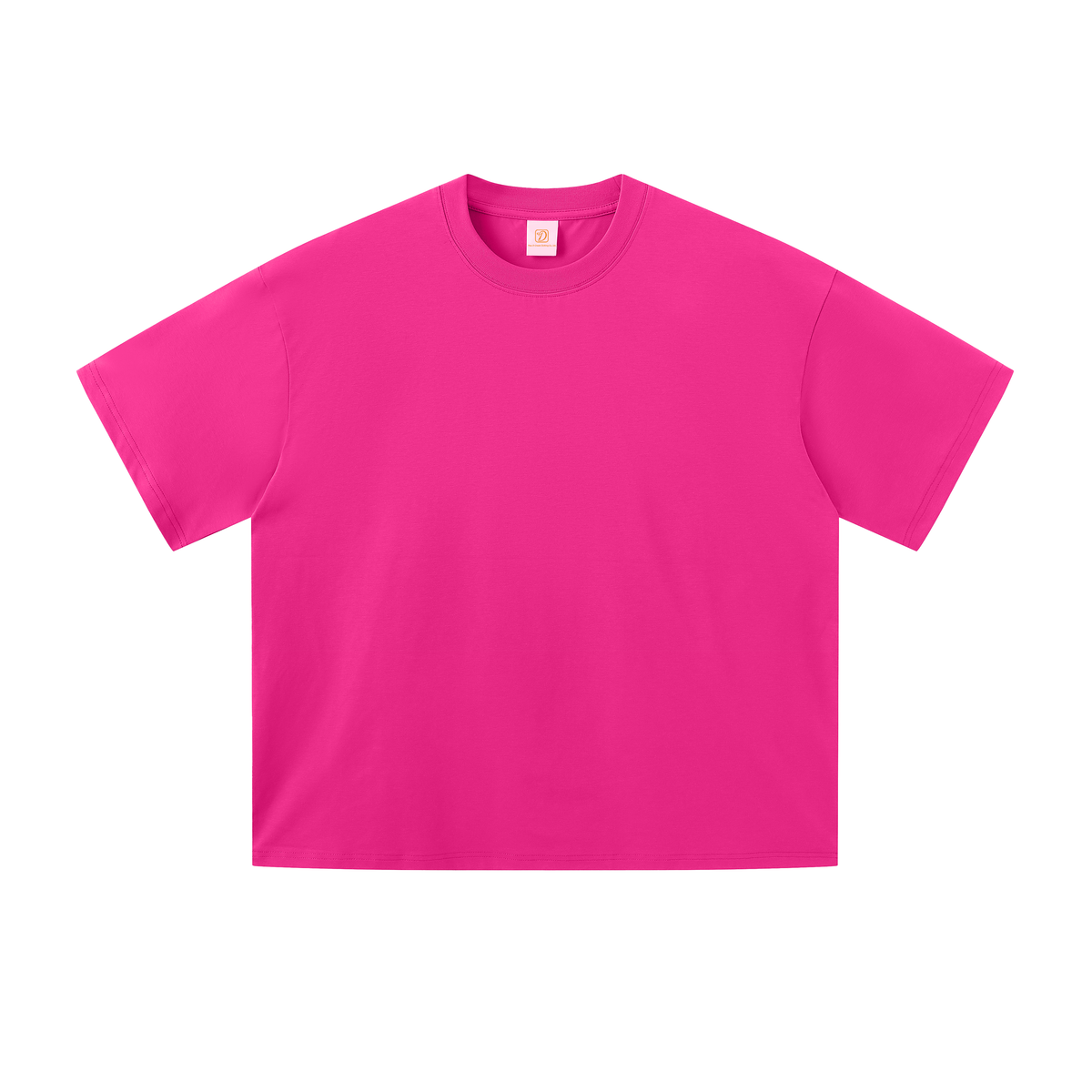 American Style Double Layered Short and Wide Boxy Short Sleeved t Shirt Oversized Short Sleeved Shirt Men Tshirts High Quality