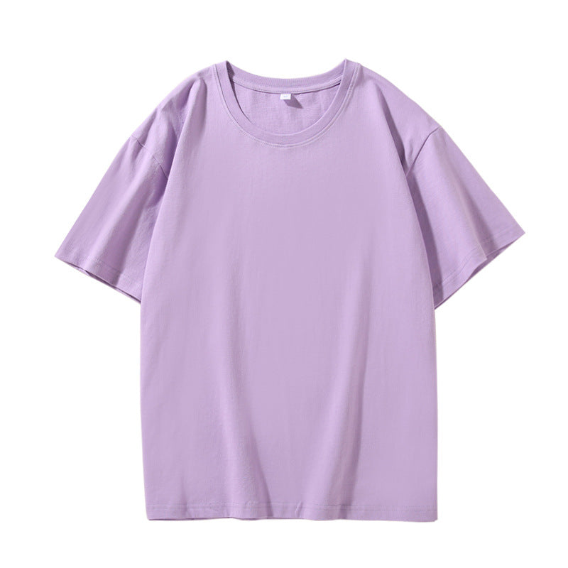 Wholesale 220g Cotton Tshirt Hot Selling Custom Summer Short Sleeve Drop Shoulder Streetwear Plain Streetwear Tshirt for Men
