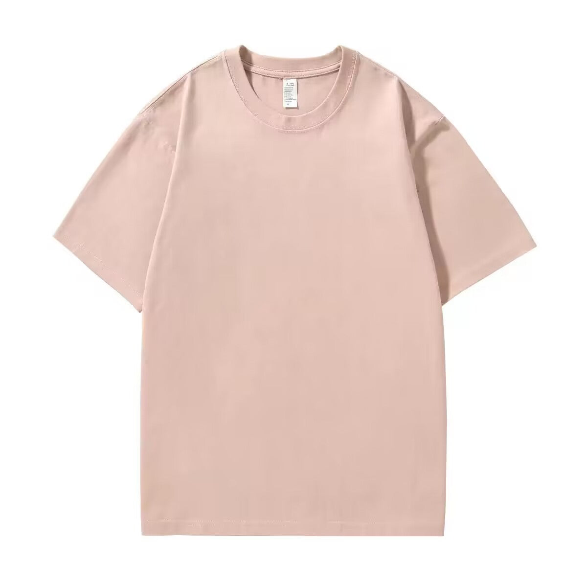 Custom High Quality T-shirt Multi Color Blank 100% Crew Neck Design Drop Shoulder Pure Color Sport Heat Transfers for T-shirts