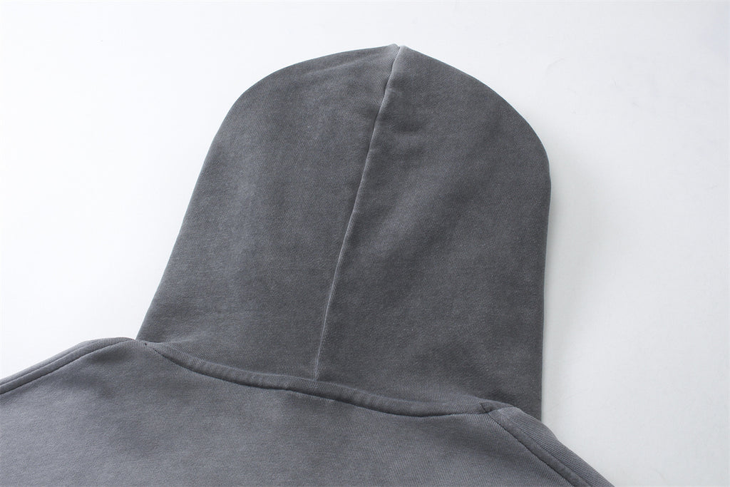 100% Cotton High Quality Drop Shoulder Blank Custom Vintage Acid Wash Heavy Weight Pullover Hoodies and Sweatshirts