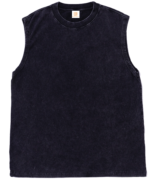 Washed and Distressed Sleeveless Vest Customized t Shirts Plain sleeveless for Printing You Can Customize Your Favorite Pattern