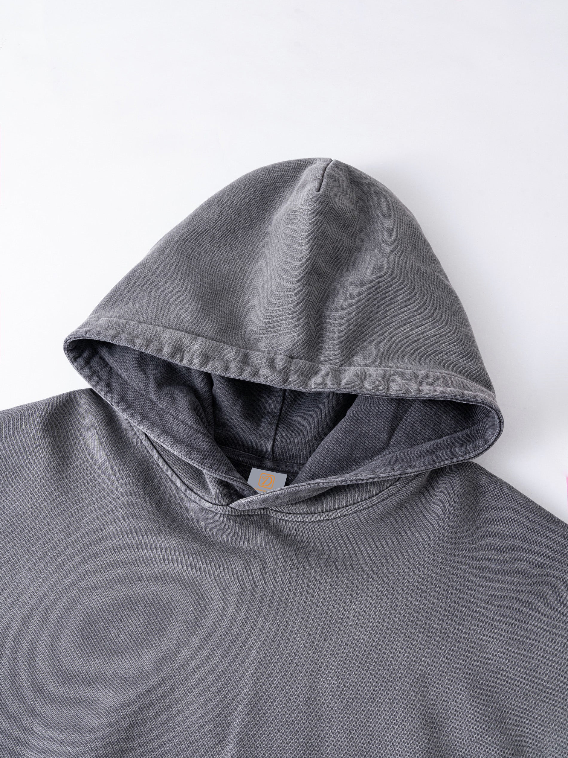 100% Cotton Vintage Washed Pullover High Quality Custom Puff Print Fashion Streetwear Heavyweight Hoodies Sweatshirts