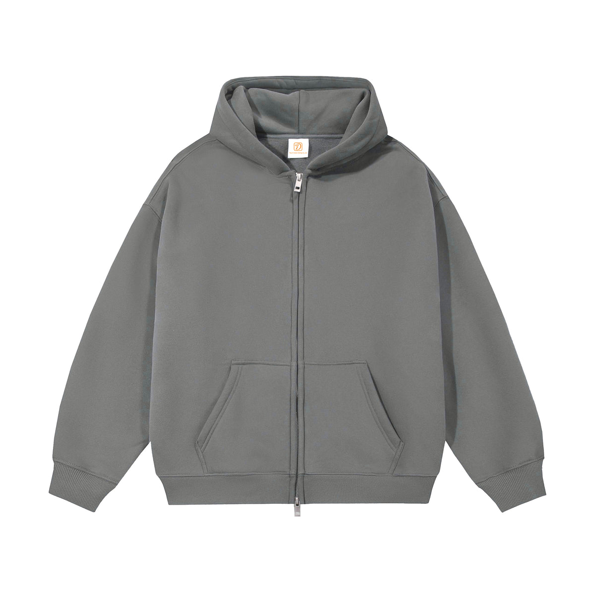 Unisex High Quality Streetwear the Pullover with a Fleece Lining and Double Oversized Headed Zipper Is Available in Samples