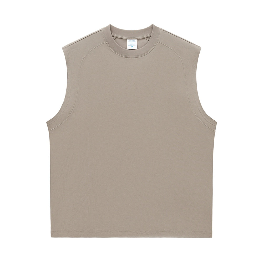 Wholesale Quick-drying Sleeveless Cool-comfortable T-shirt High Quality Round Neck Streetwear Custom Design T-shirt for Summer