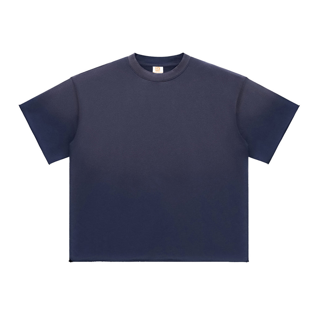 Customized t Shirts Unisex Blank High Quality Short Sleeve Puff Print Blank Streetwear Embroidered Wholesale Plain t Shirt