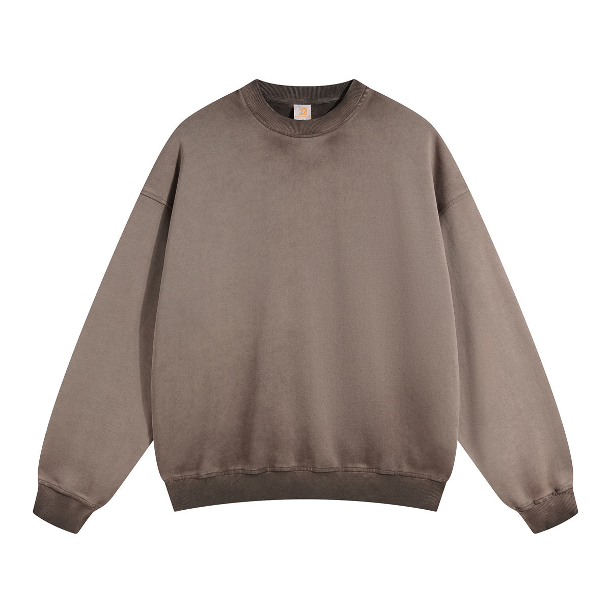 Hot Selling 100% Cotton Hoodies Custom Crew Neck 430g Acid Wash Vintage Heavyweight Distressed Streetwear Wholesale Hoodies